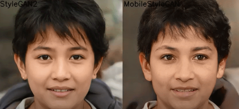 压缩版styleGAN，合成高保真图像，参数更少、计算复杂度更低