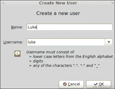 操作时间 – 为用户更改密码