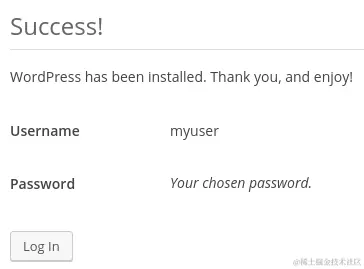 WordPress 登录提示