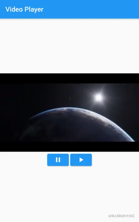 Flutter Video Plugin Play Pause