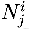 {N}_{j}^{i}