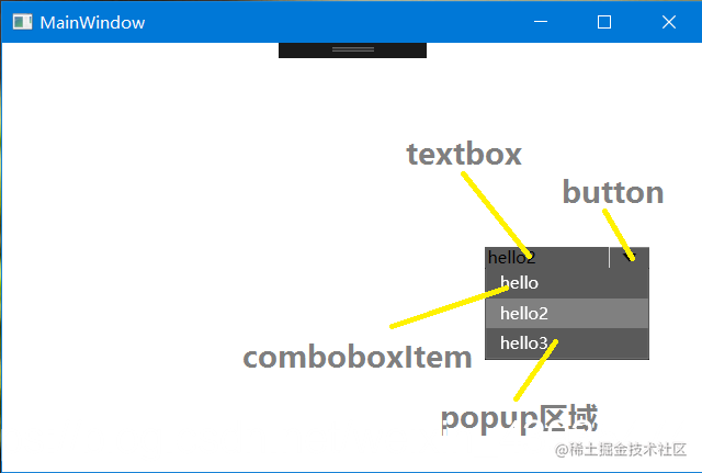 WPF实现一个combobox的style - 掘金