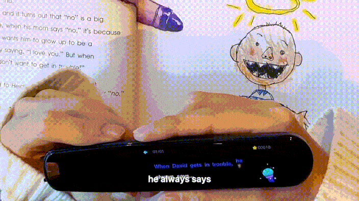 有道词典笔跟读绘本功能