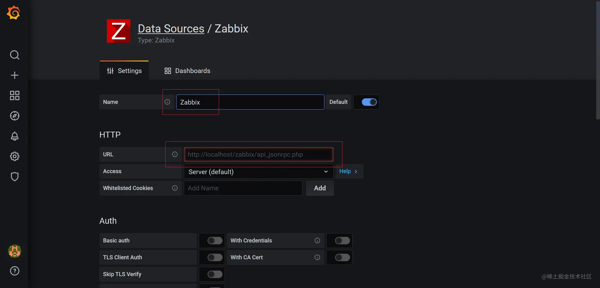 zabbix 与 grafana 结合，监控性能服务器
