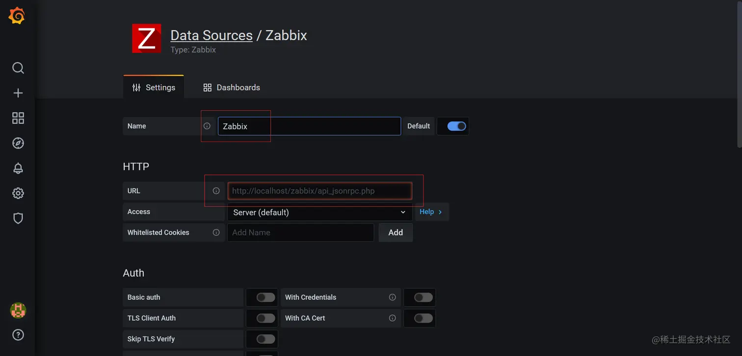zabbix 与 grafana 结合，监控性能服务器