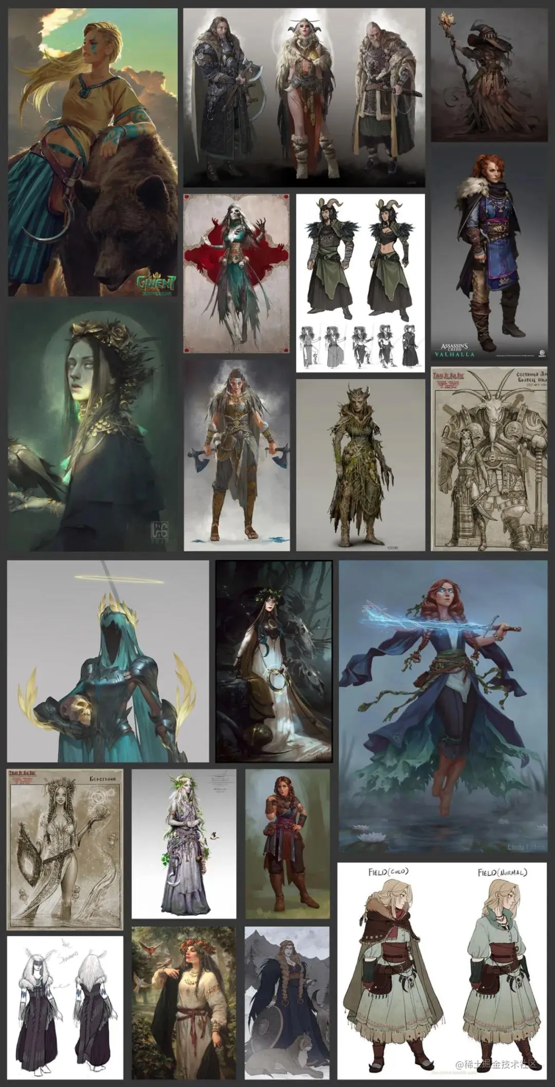 角色服装参考资料 - 瑞云渲染