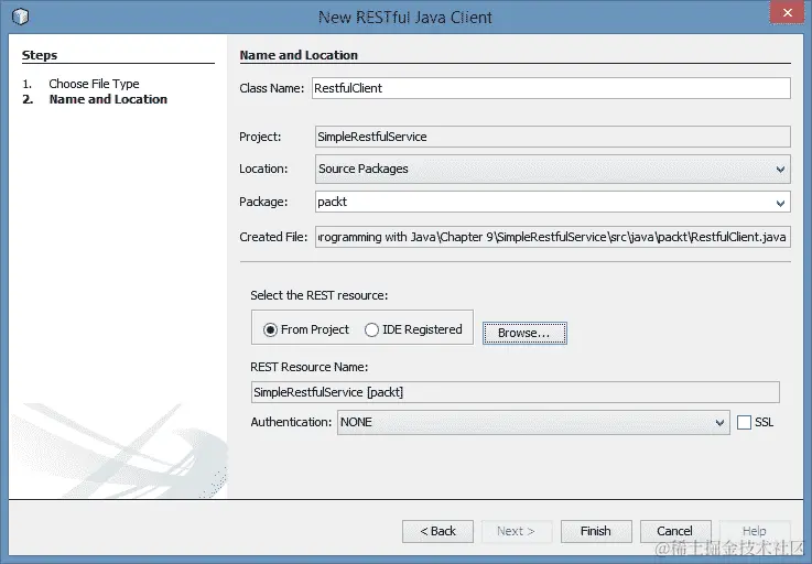 创建 RESTful 客户端