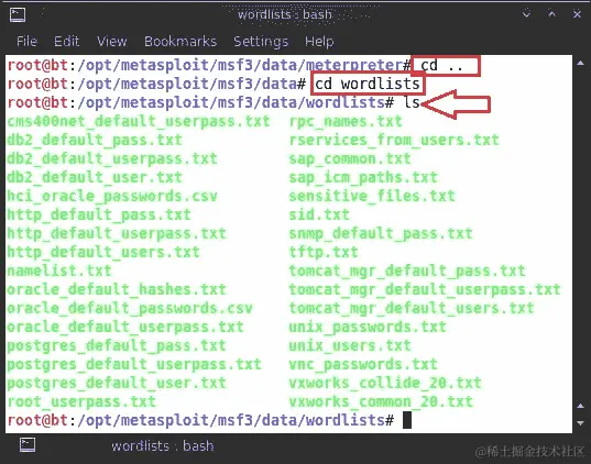 Metasploit 接口和基础知识