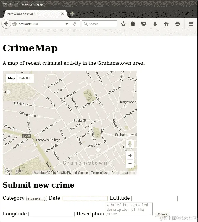表单的 HTML 代码