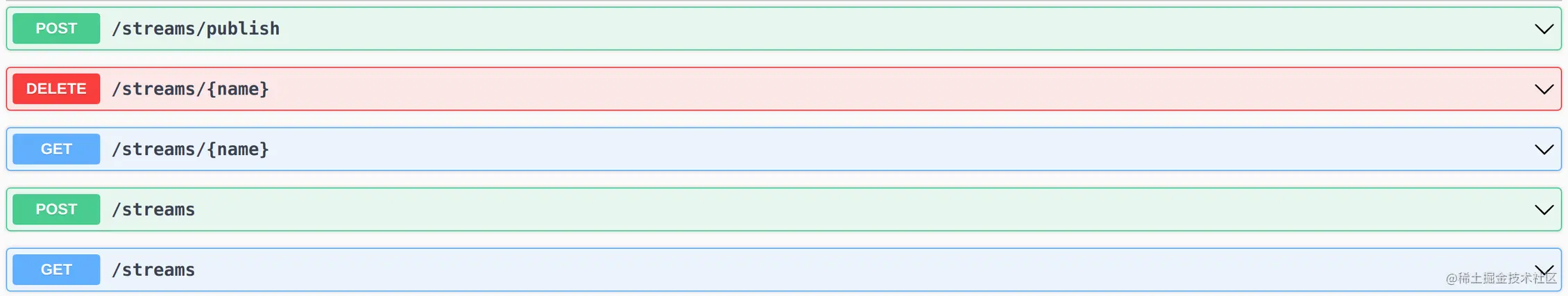 HStreamDB Rest API