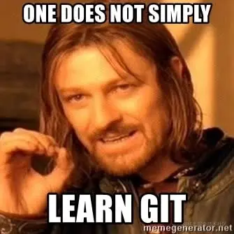 一个人不只是简单地学习git