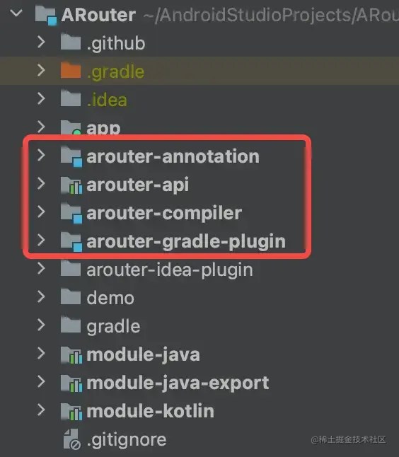 ARouter项目代码结构