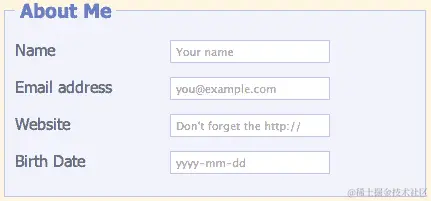 行动时间——添加占位符文本