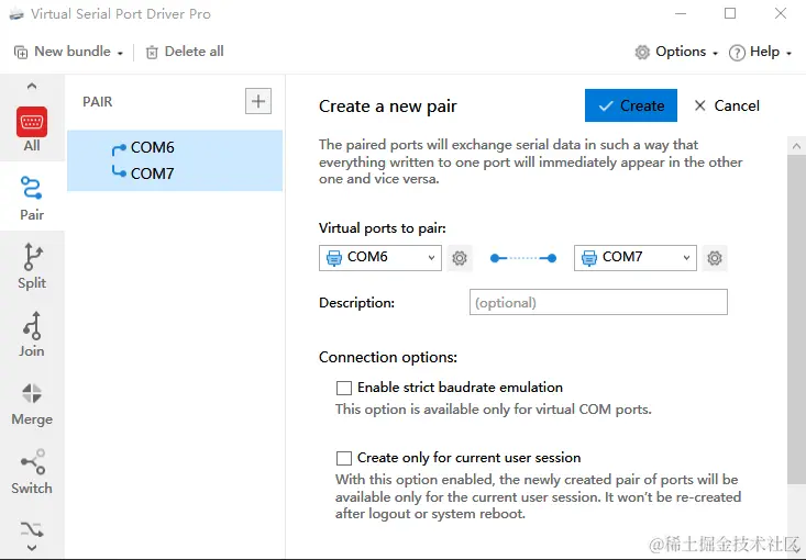 基于Qt串口Serial Port配置纯代码实现(桌面和嵌入式平台)Qt 串口类不仅在 Windows 能用，还能在 L 掘金