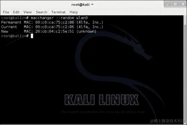 欺骗您的 MAC 地址