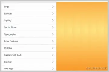 WordPress Custom Theme General Settings