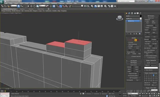 3D 工作室最大建模教程未来派螺栓枪