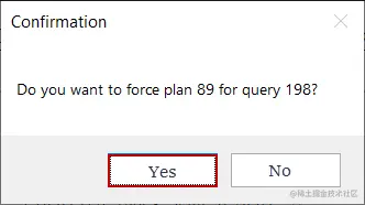 Confirming plan forcing in Query Store