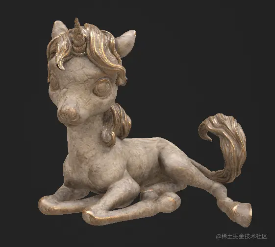 在Blender中做一个小独角兽纹理化处理 - 瑞云渲染