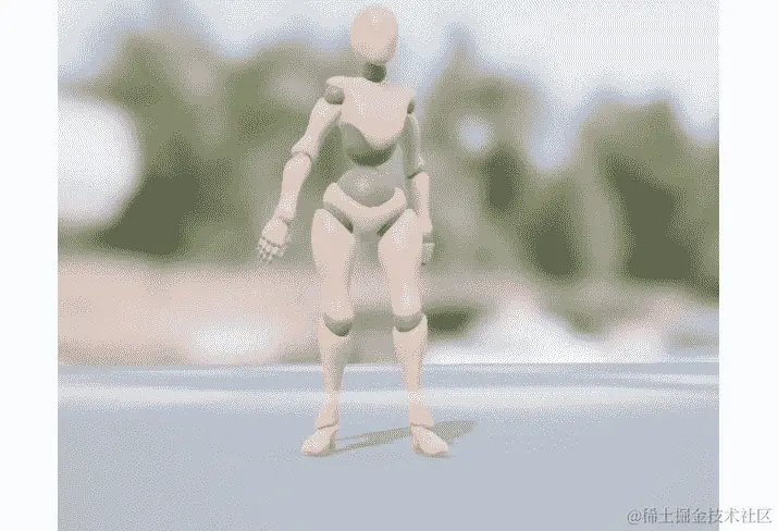 图 14.26：粒子通知的位置不在地面上