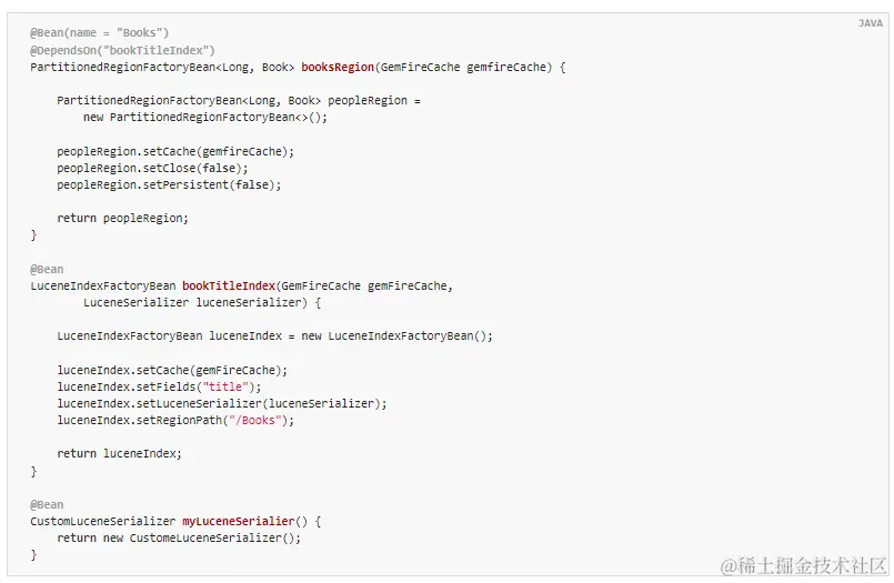 Apache Geode 的 Spring 数据教程二十五