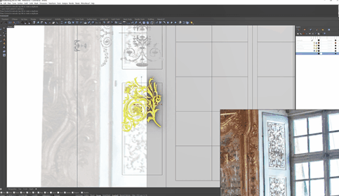 Rhino装饰物放置