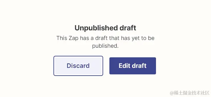 图 3.28-编辑带有现有保存草稿的 Zap