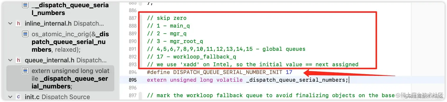 DISPATCH_QUEUE_SERIAL_NUMBER_INIT