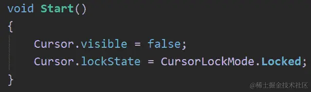 图 14.33 - 禁用鼠标光标