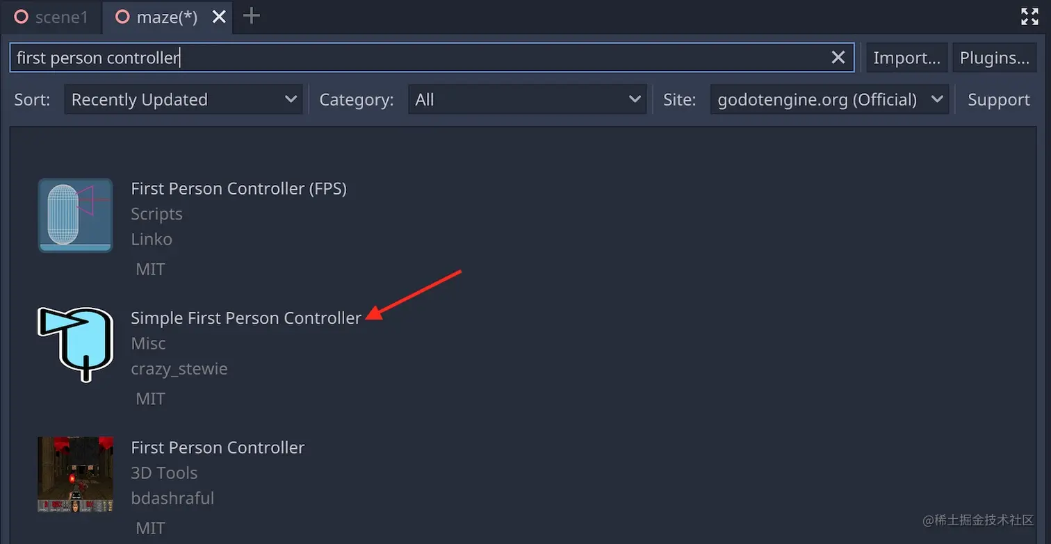 Simple First Person Controller