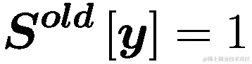 {{\varvec{S}}}^{{\varvec{o}}{\varvec{l}}{\varvec{d}}}\left[{\varvec{y}}\right]=1