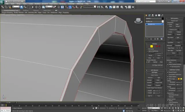 3D 工作室最大建模教程未来派螺栓枪