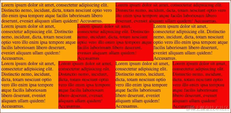 使用浮动元素的示例