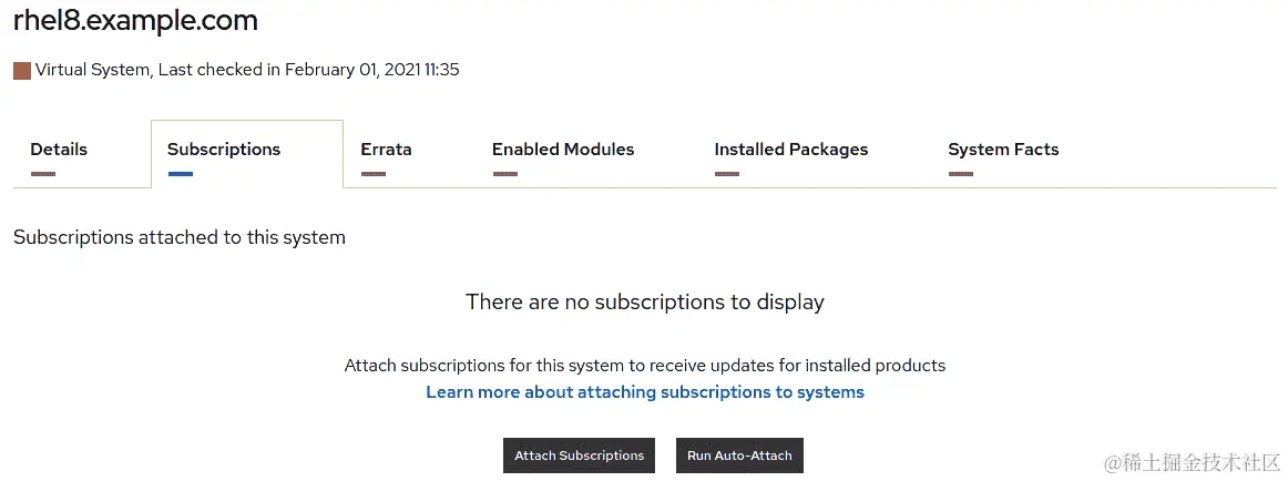 图 7.9 - 具有新订阅系统的订阅页面，没有附加的订阅