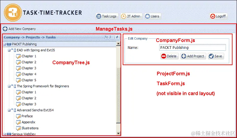构建 3T 管理界面