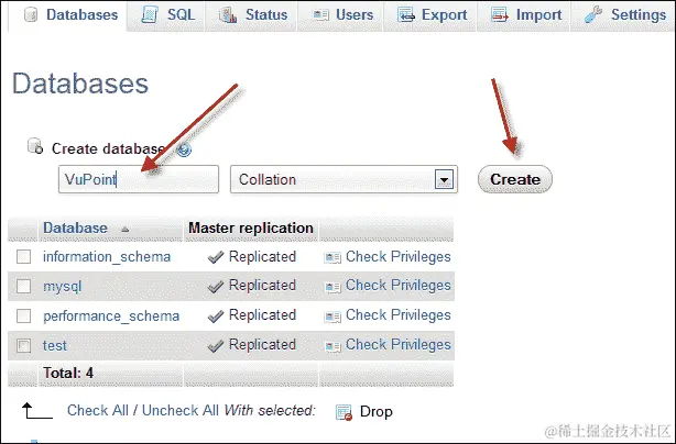 创建 MySQL 数据库