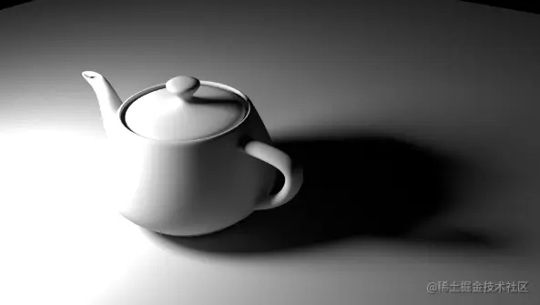 用于生成烘焙光照贴图纹理的原始场景。在 11 秒内渲染。