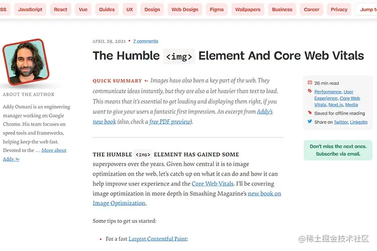 Example from The Humble <img> Element And Core Web Vitals
