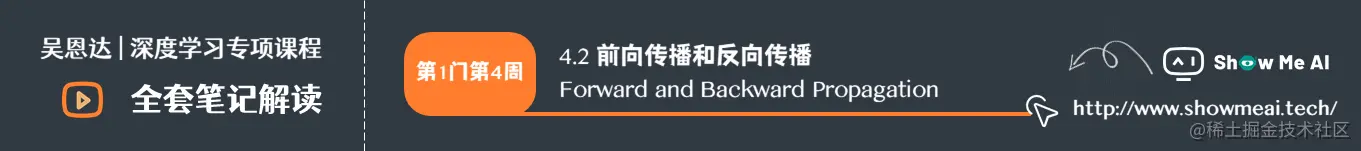 前向传播和反向传播 Forward and Backward Propagation