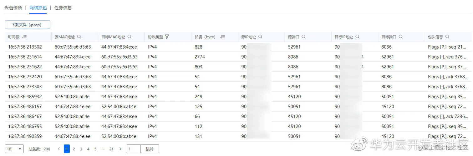 Figure 10 网络抓包结果