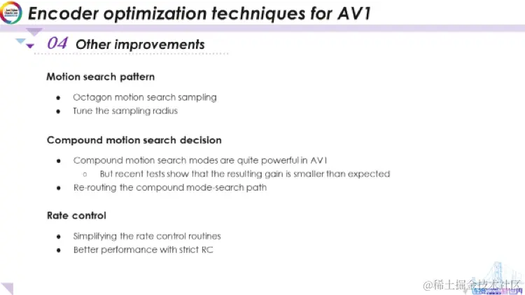AV1编码器优化技术