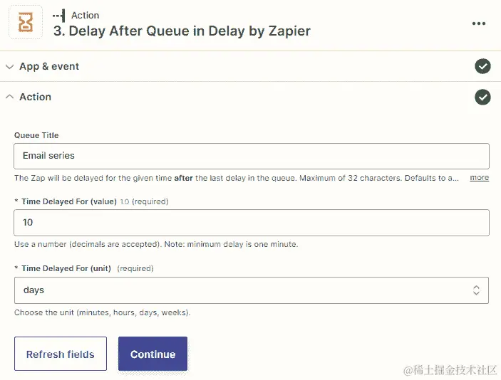 图 7.11 - ﻿自定义延迟后队列操作事件的概览