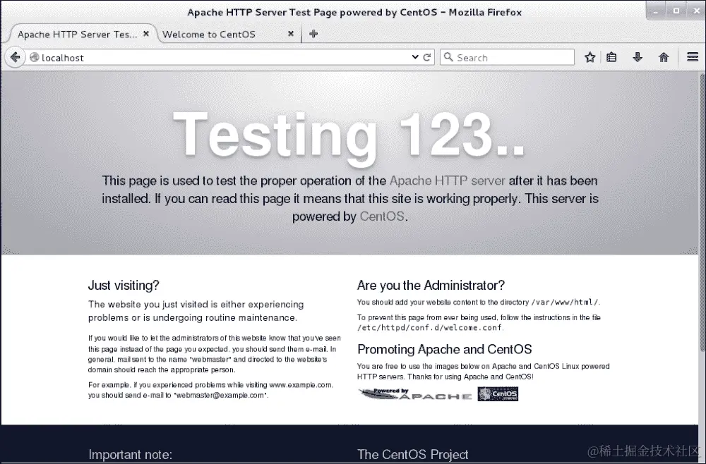 使用 Apache-MySQL-PHP 设置 Web 服务器