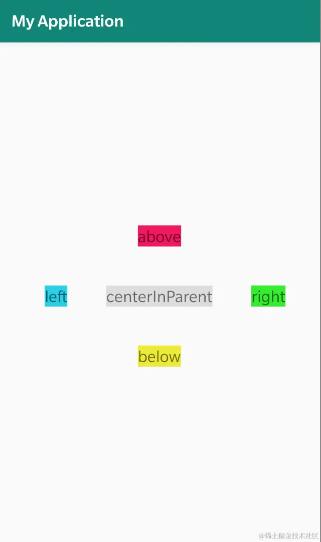 RelativeLayout的间距