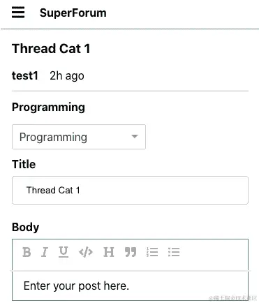 图 16.3 - 移动模式下的 Thread 路由屏幕