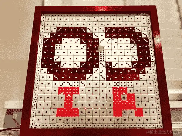 19 x 19 成品图像。