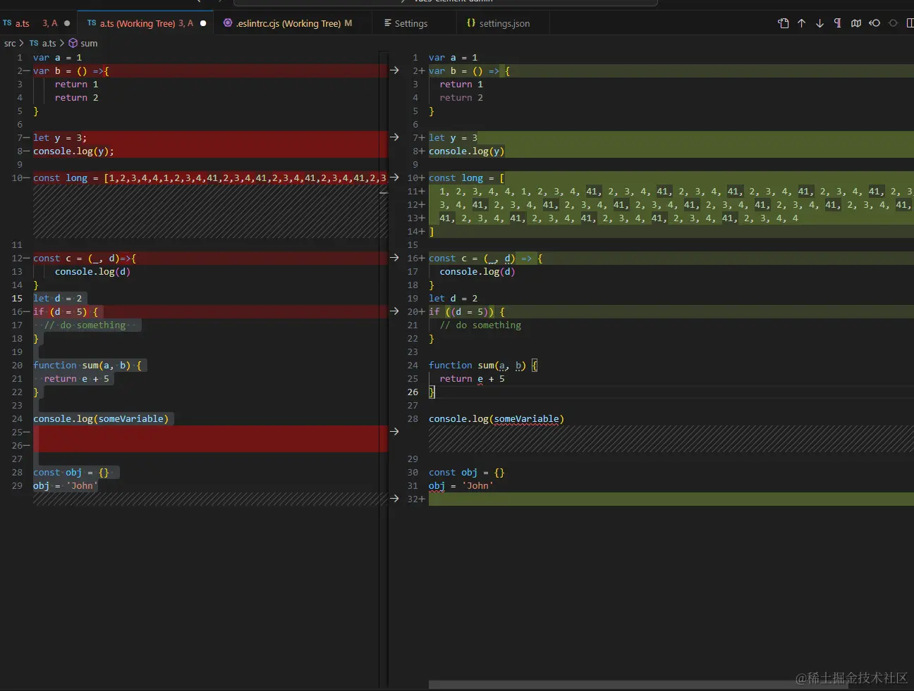 Prettier format 结果