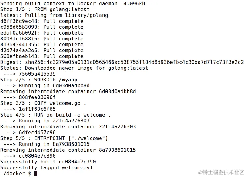 图 4.1：构建 Docker 镜像