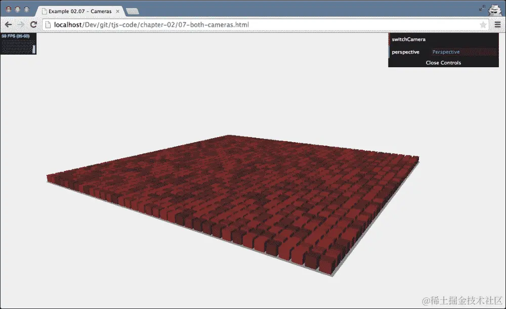 正交摄像机与透视摄像机